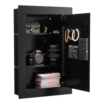 Настенный сейф VEVOR SS-QR620ZW, 3 полки, 102 × 381 × 559 мм
