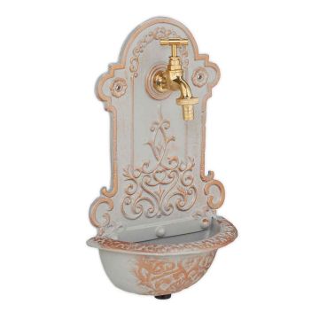 Sieninis sodo praustuvas Relaxdays, su čiaupu, 36 × 22 × 10,5 cm