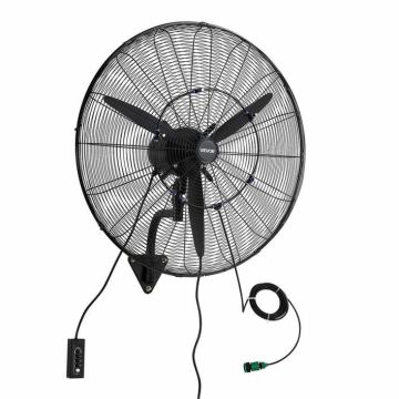 Wall fan VEVOR AMX-IWFAC220-30, 3 speeds with mist function, 81 × 86.5 × 20.5 cm