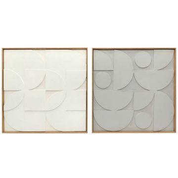 Wall decoration set, 2 pcs, 80 × 80 × 3.5 cm