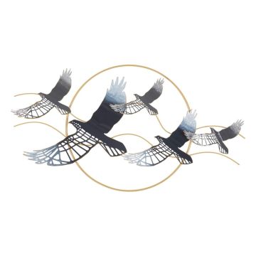Sienų dekoro skydelis Bird, 91 × 50 × 7 cm