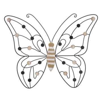 Sienų dekoro skydelis Butterfly, 39,5 × 33,5 × 1,5 cm
