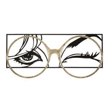 Sienų dekoro skydelis Eyewear, 89,5 × 41,3 × 3,8 cm