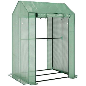Greenhouse, 2 compartments, 100 × 150 × 80 cm