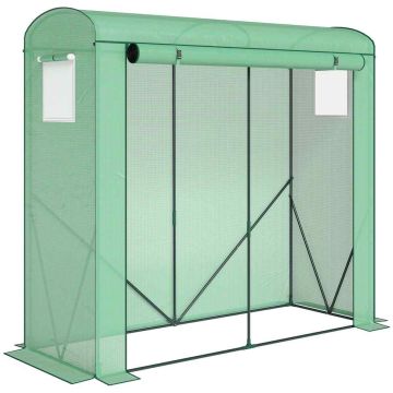 Greenhouse, 2 mesh windows, 200 × 75 × 188 cm