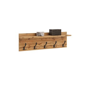 Stilinga drabužiu kabykla Andy 100x30x16 cm, natūralios medžio spalvos