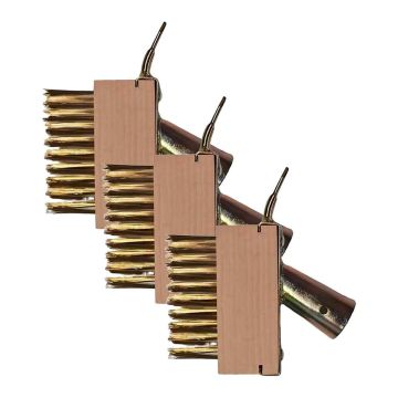 Siūlių šepečių rinkinys Relaxdays, 3 vnt, 12 × 14 × 3,5 cm