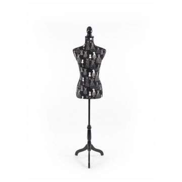 Siuvėjo manekenas Relaxdays 10051717_46, 36/38 dydis, 41 × 130–167 × 34 cm
