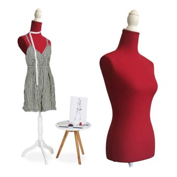 Siuvėjos manekenas Relaxdays 10051529_47, 36/38 dydis, 41 × 160–175 × 34 cm