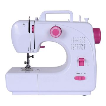 Sewing machine, 16 stitches, 2 speeds, 30.5 × 25 × 12 cm