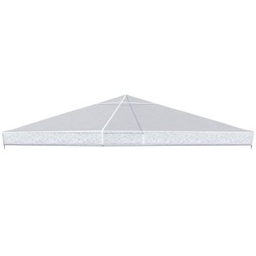 Skaidri pavėsinės stogo apsauga nuo lietaus Outsunny 300x300x80cm.