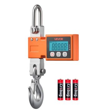 Digital crane scales VEVOR OCS-O, 500 kg, 135 × 260 × 65 mm