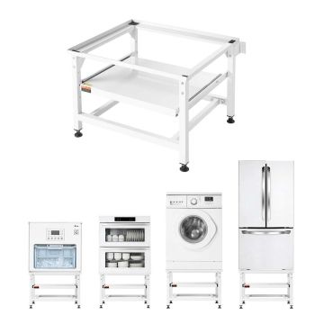 Washing machine and dryer stand VEVOR 999S, with pull-out tray, 665 × 580 × 430 mm
