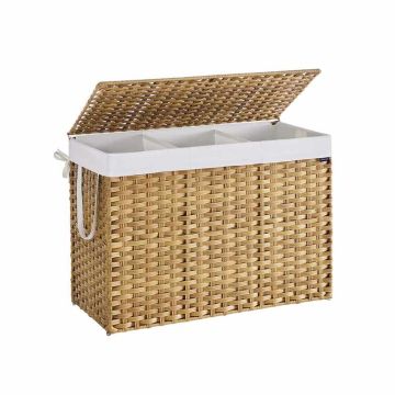 SONGMICS laundry basket, 90 l, 86 × 40 × 61 cm