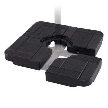 Umbrella base, 4 panels, 32 × 32 × 4 inches