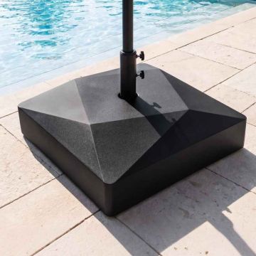 Umbrella stand, with wheels, 54.61 × 54.61 × 38.1 cm