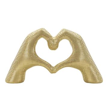 Skulptūra Lover, Auksinė, 25 × 13,5 × 7,5 cm