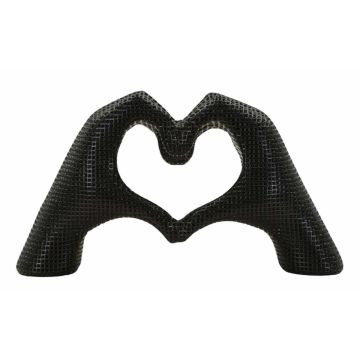 Skulptūra Lover, Juoda, 25 × 13,5 × 7,5 cm
