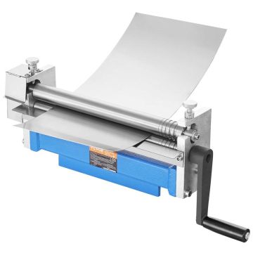 Sliding roller machine VEVOR W01-1.0X320, 2 removable rollers, Gray, 42 × 8 × 17 cm