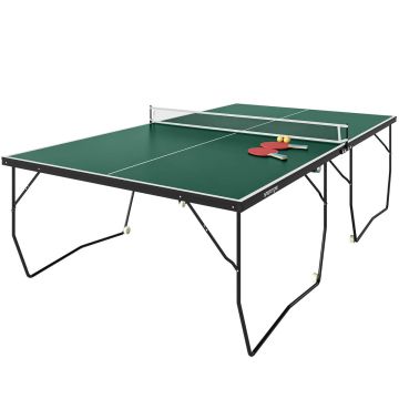 Stalo teniso stalas Sportnow 274x152,5x76cm., juodos/tamsiai žalios spalvos