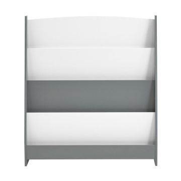 Детская полка 30x88x80см., белого/серого цвета