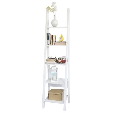 Книжная полка 44x39x180см., белого цвета