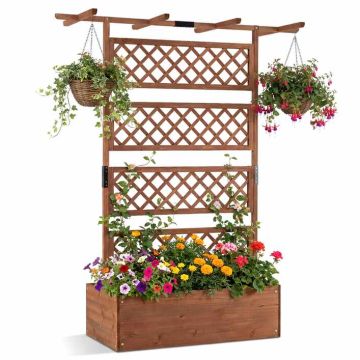 Planting box, 96.52 × 52.07 × 27.94 cm