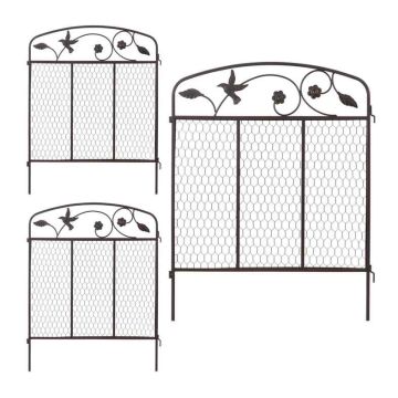 Sodo apvado tvora Relaxdays, 3 dalys, 79 × 63 × 1,5 cm