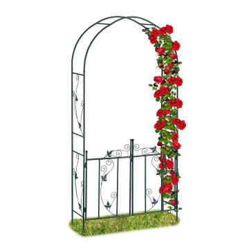 Sodo arka su varteliais Relaxdays 10026260.0, su varteliais, 113,5 × 230 × 36,5 cm