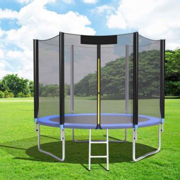 Sodo batutas, Apsauginis tinklas ir kopėčios, Ø 244 × 220 cm