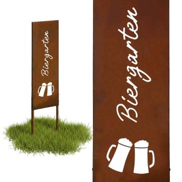 Sodo dekoracija Relaxdays, dizainas C, Ruda, 28 × 115 cm