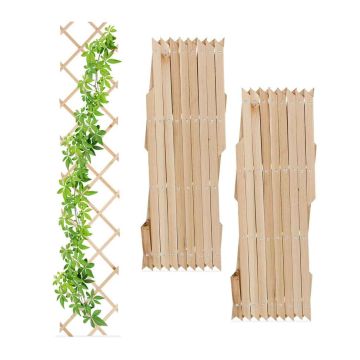Sodo grotelės Relaxdays 10048822.0, 3 vnt, 180 × 30 × 1,5 cm