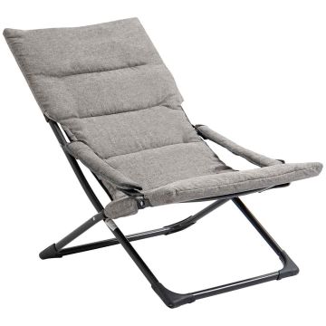 Sodo kėdė Outsunny 66x94x79cm., pilkos/juodos spalvos