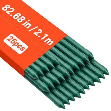 Садовые колышки VEVOR CSP11-2100-25, 25 шт, Ø11 × 2100 мм
