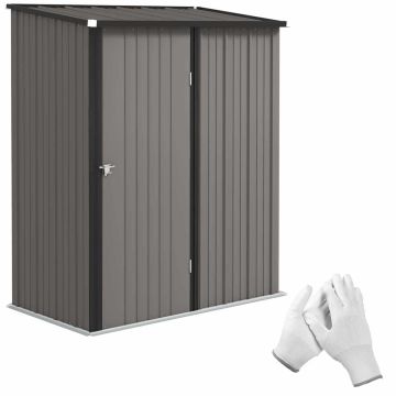 Garden shed, with lockable door, 161.5 × 94.5 × 196 cm