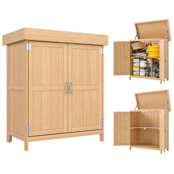Садовый шкаф, 2 полки, 74 × 43 × 88 см