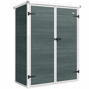 Garden storage room, with lockable double doors, 134 × 68.5 × 170 cm