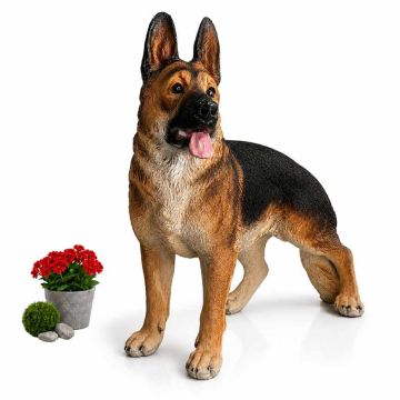 Sodo šuns figūrėlė Relaxdays 10053582_9271 Schäferhund, 114 × 40 × 91 cm