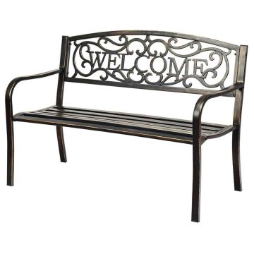 Sodo suoliukas, su porankiais, 127 × 63,5 × 88,9 cm