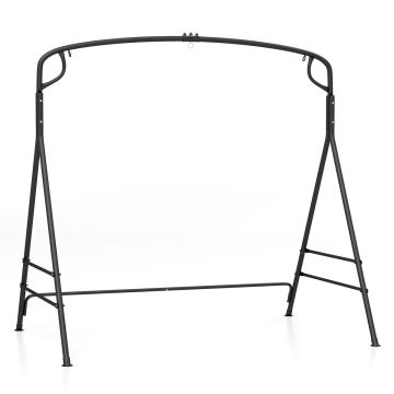 Sodo sūpynių rėmas, A formos, 170,18 × 118,11 × 165,1 cm