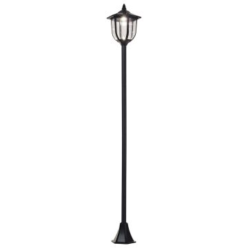 Sodo šviestuvas su saulės baterija Outsunny 26,5x177cm., juodos spalvos