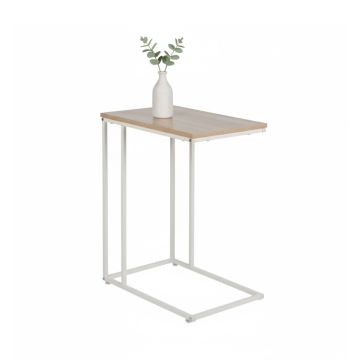 Šoninis staliukas Relaxdays 10051460_686, C formos, 50 × 64 × 35 cm
