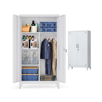 Spinta SONGMICS OMC018GJ01, 2 durys, 5 lentynos, 80 × 165 × 40 cm