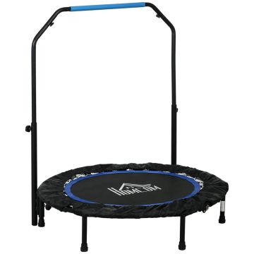 Sports trampoline, with adjustable handle, Ø102 × 99–123 cm