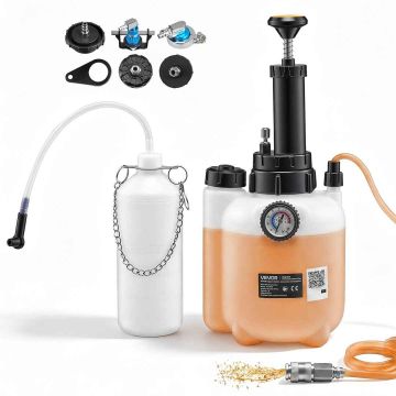 Brake bleeding kit VEVOR YS-057B, 3 l, 5 adapters