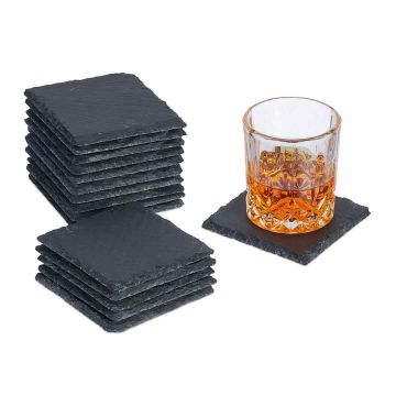 Stalo padėkliukai Relaxdays 10047622.0, 16 vnt, 10 × 10 × 1 cm