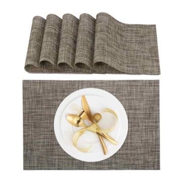 Stalo padėkliukai Relaxdays, 6 vnt, 45 × 30 cm
