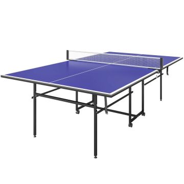 Стол для настольного тенниса Sportnow 274x152,5x75,5 см, черный/темно-синий
