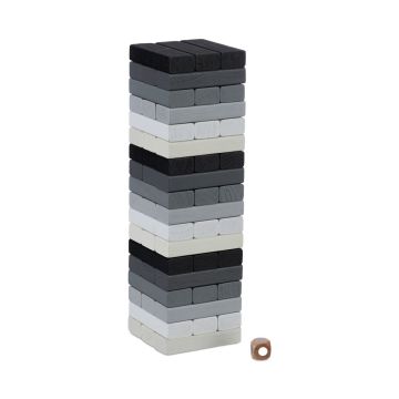 Stalo žaidimas bokštas Relaxdays, 2–4 žaidėjams, 26,5 × 7,5 × 7,5 cm