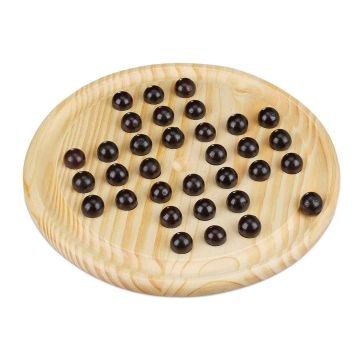 Stalo žaidimas Solitaire Relaxdays, 1–2 žaidėjams, Ø 22 × 1,5 cm